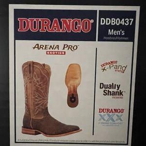 Men’s Durango exotic western boots.  NIB. Size 13W